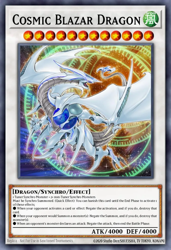 Cosmic Blazar Dragon