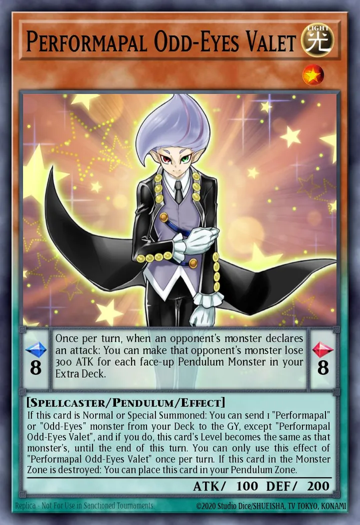 Performapal Odd-Eyes Valet