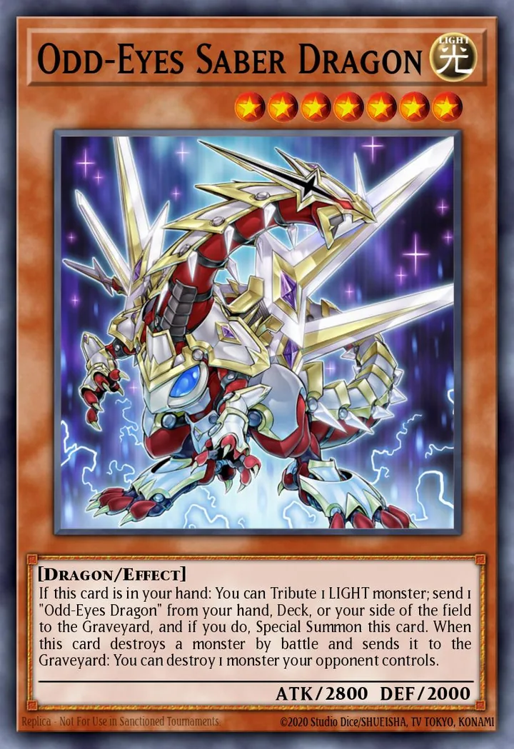 Odd-Eyes Saber Dragon