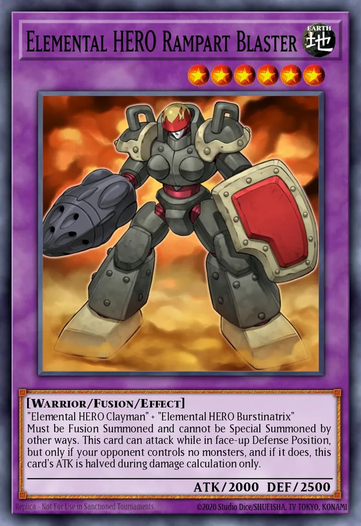 Elemental HERO Rampart Blaster