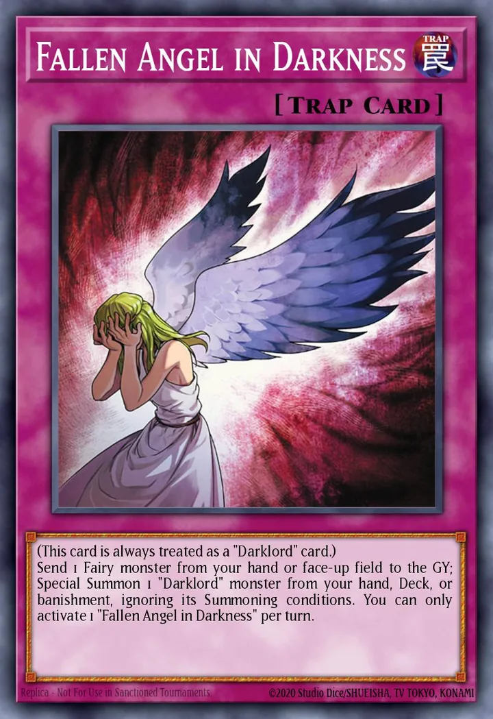 Fallen Angel in Darkness