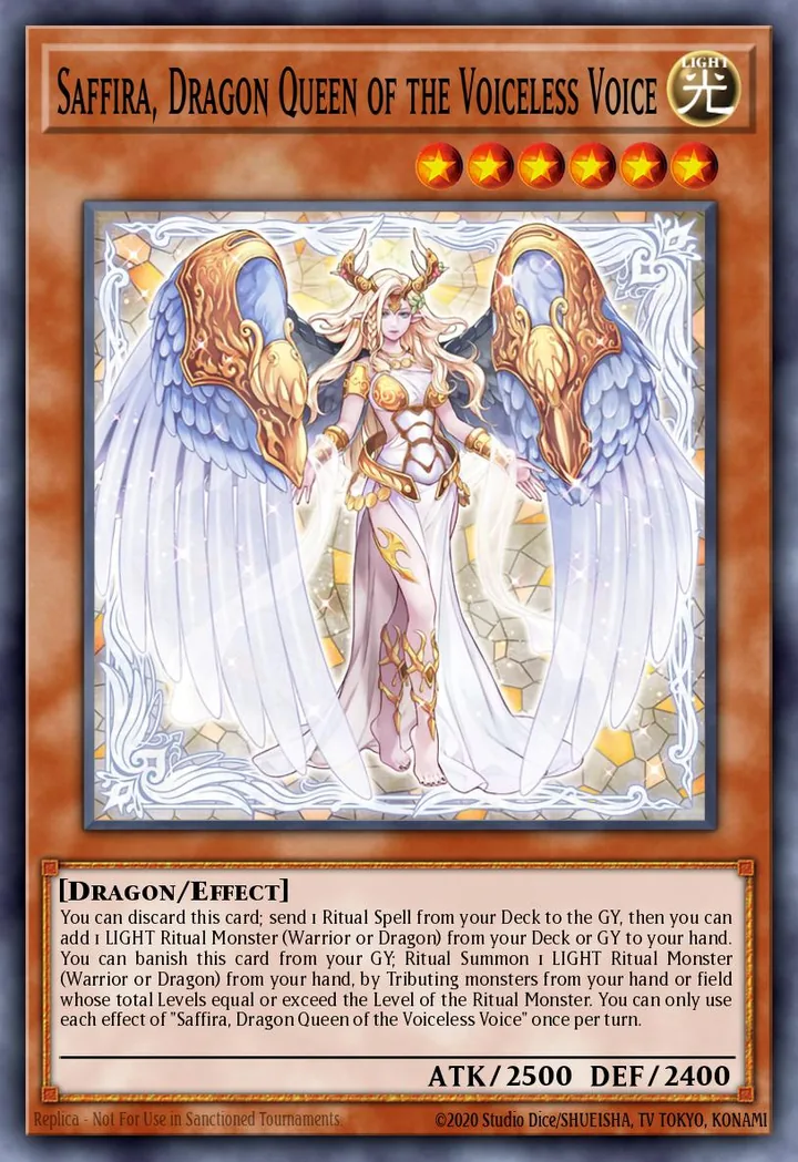 Saffira, Dragon Queen of the Voiceless Voice