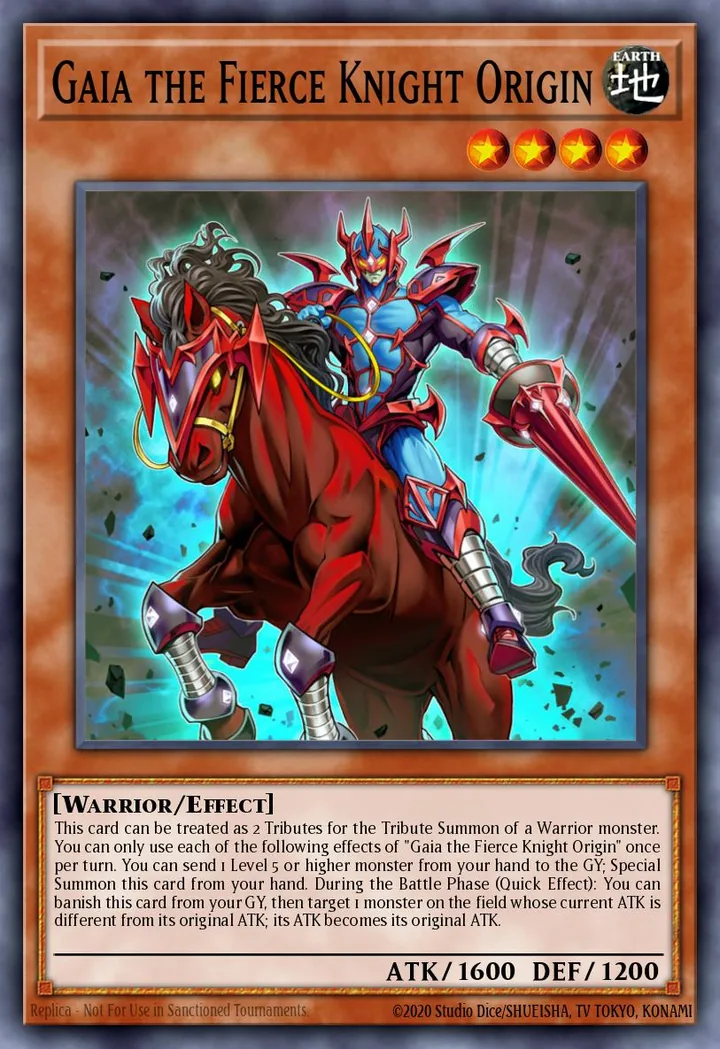 Gaia the Fierce Knight Origin