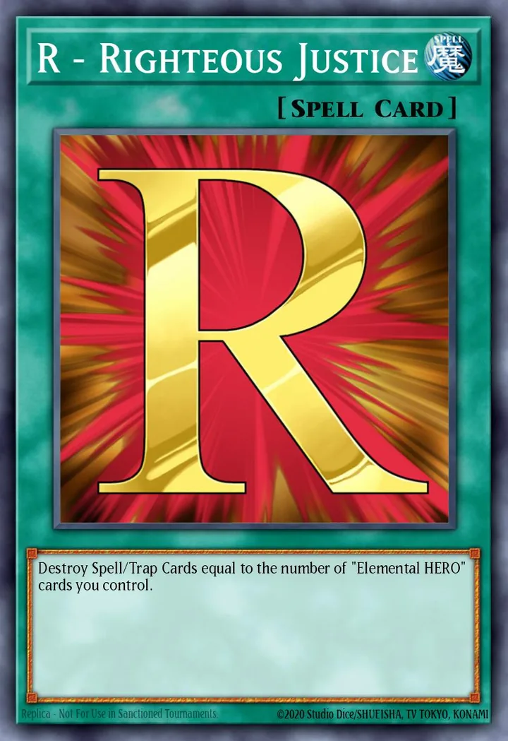 R - Righteous Justice
