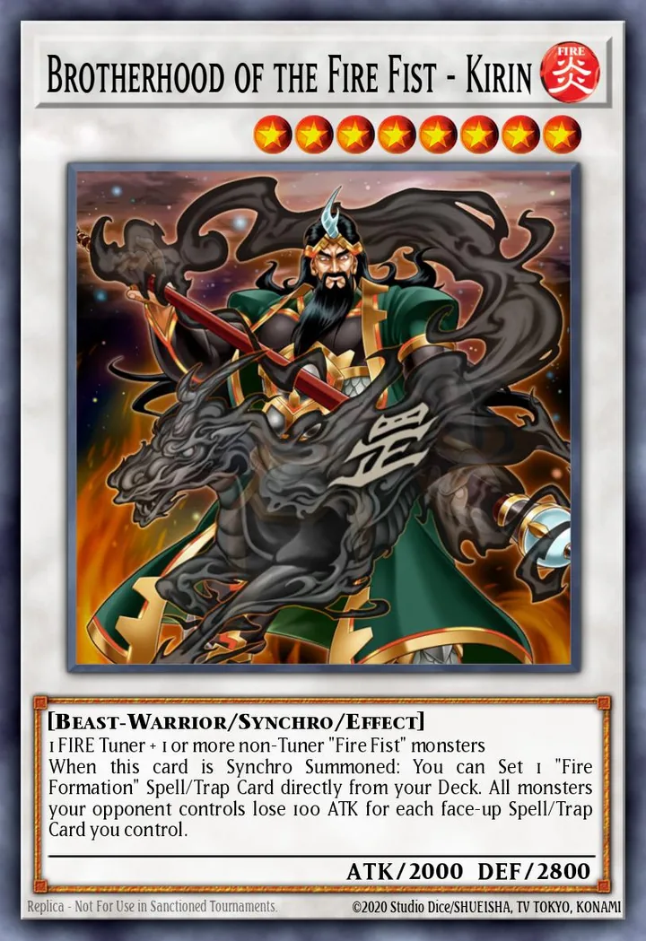 Brotherhood of the Fire Fist - Kirin