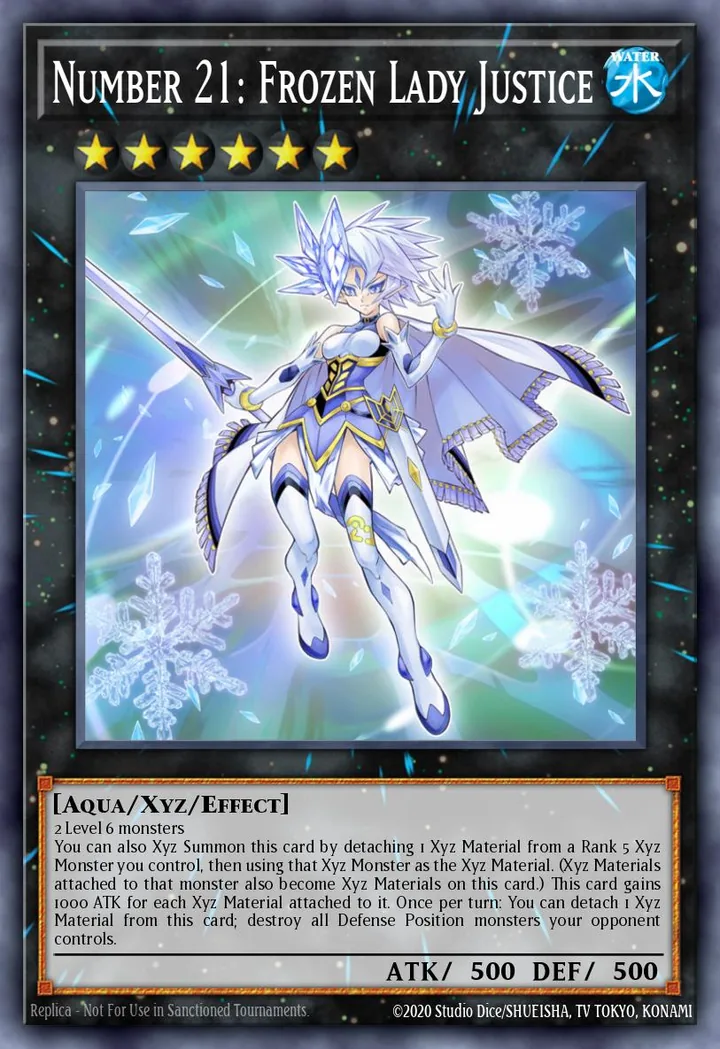 Number 21: Frozen Lady Justice